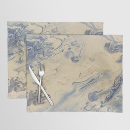 Abstract painting in fluid art technique Placemat