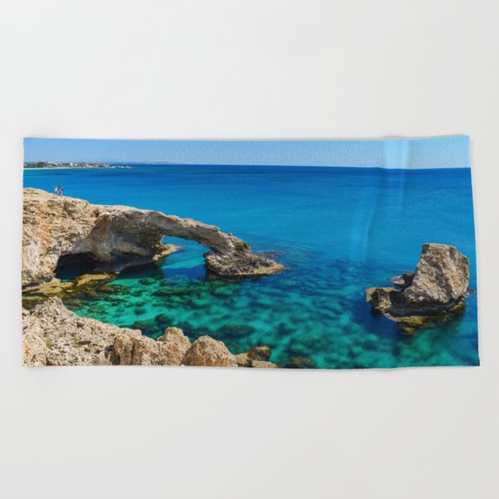 Cyprus Sea II Beach Towel