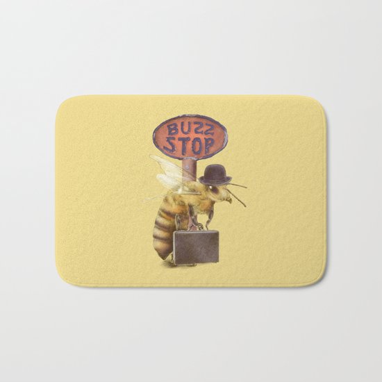 Worker Bee (colour option) Bath Mat