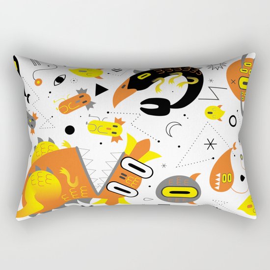 Monster Party Rectangular Pillow