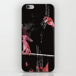 The cello player iPhone Skin