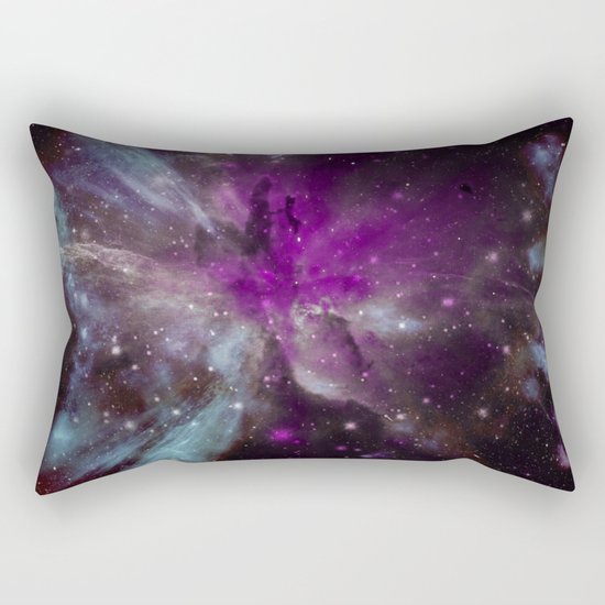 Creation of a Pink Nebula Rectangular Pillow