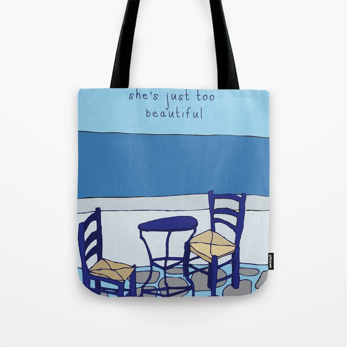 The Problem With Greece Tote Bag