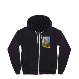 Near-Eastern Palace Interior Portrait by Louis Comfort Tiffany Zip Hoodie