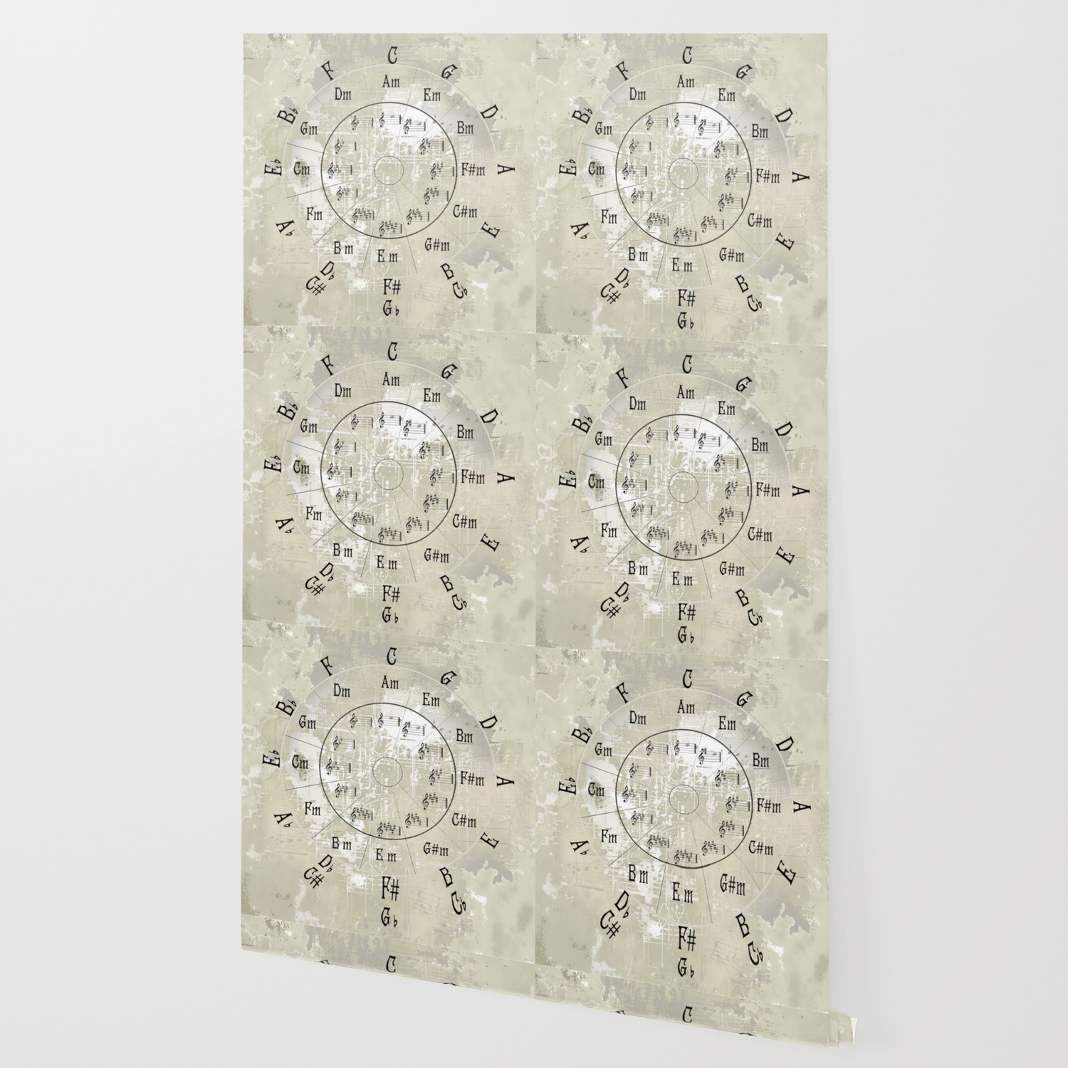 Circle Of Fifths Wallpaper By Arteylaflojera Society6