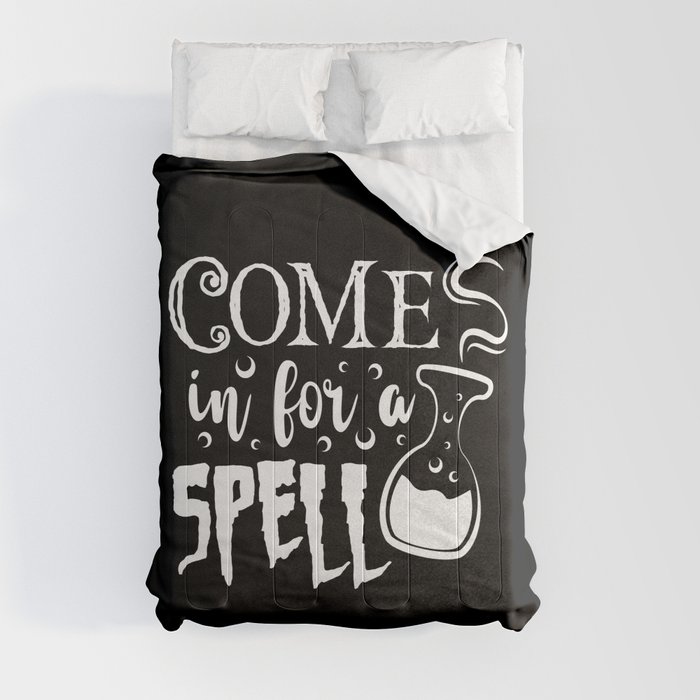 Come In For A Spell Spooky Halloween Cool Comforter