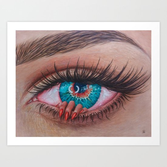 The Eye Art Print