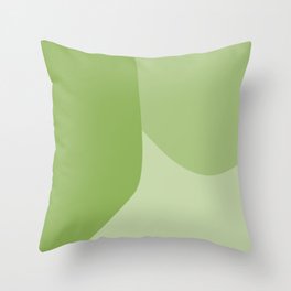 Green Abstract Nursery Room Area Throw Pillow