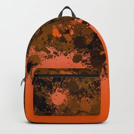 paint splatter on gradient pattern or Backpack