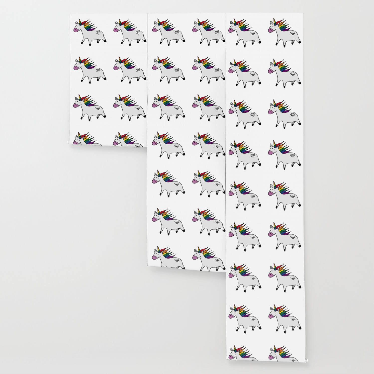 Lgtb Gay Unicorn Illustration Wallpaper By Revolutionlove Society6