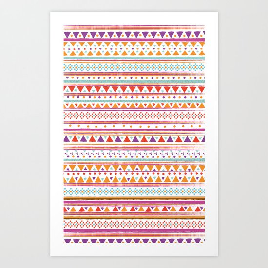 NATIVE BANDANA Art Print