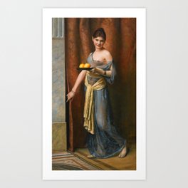 THE FAVORITE Max Nonnenbruch -Goddess beautiful Woman  Art Print