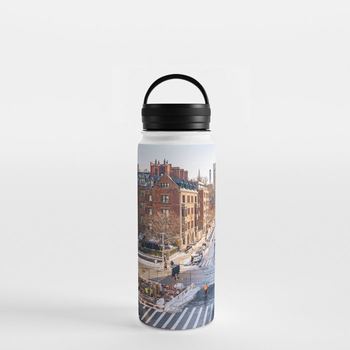 New York City Winter Day | NYC | Travel Photography Water Bottle