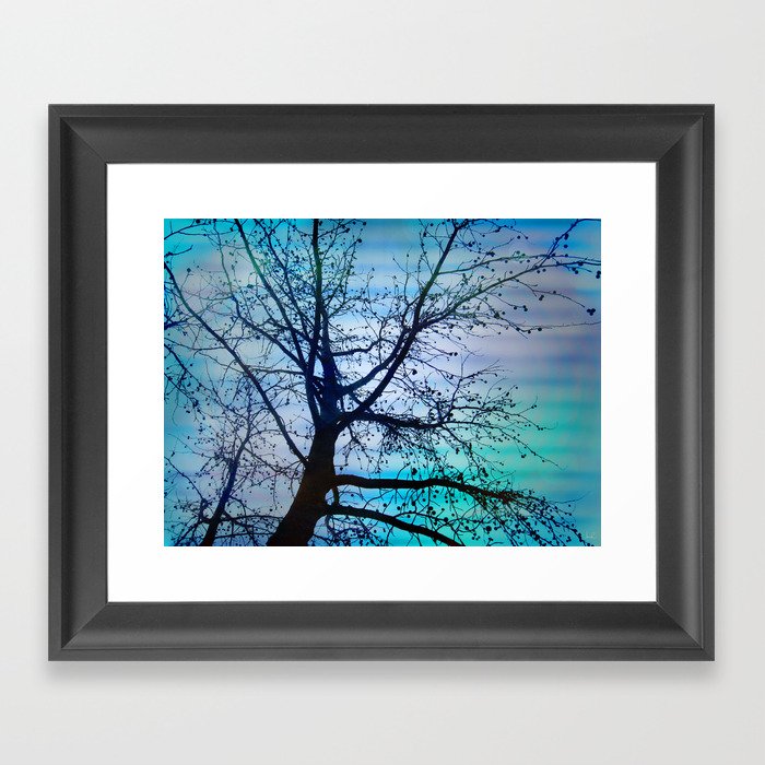  tree of wishes Framed Art Print