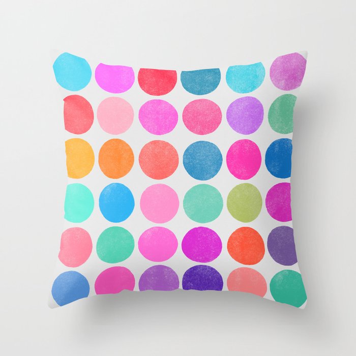 colorplay 7 Throw Pillow