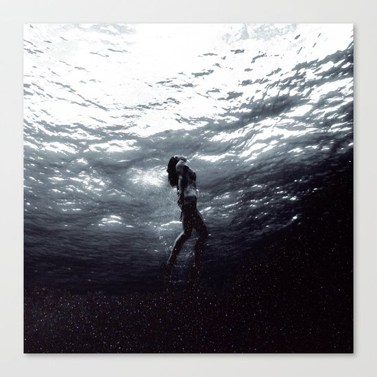 Space Mermaid Canvas Print