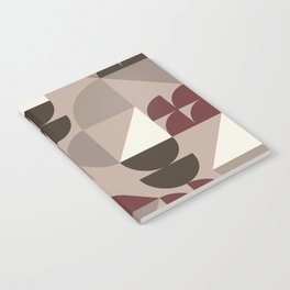 Geometrical modern classic shapes composition 24 Notebook