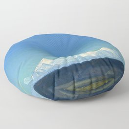“The Greatest and the Holiest” by Nicholas Roerich Floor Pillow