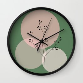 floral vintage Wall Clock