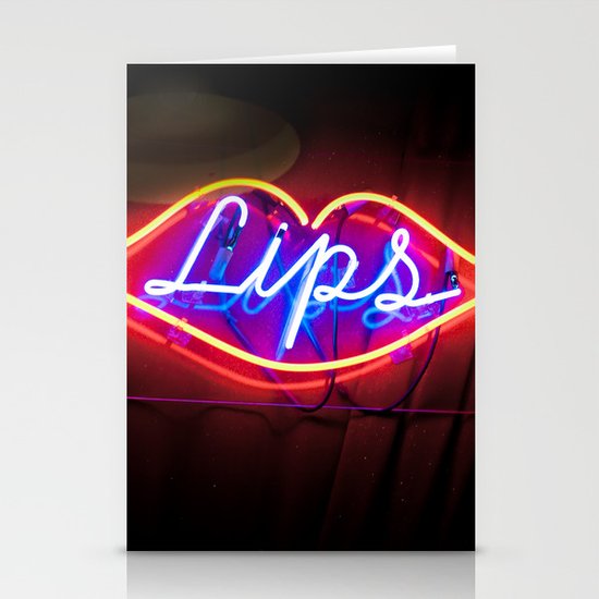 Lips Stationery Cards
