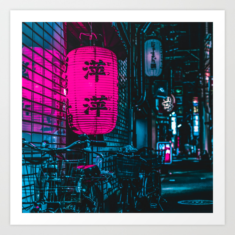 Japanese Cyberpunk Art Print By Rhnpredator Society6