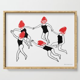 The Mushroom Dance (Matisse Inspired) Serving Tray