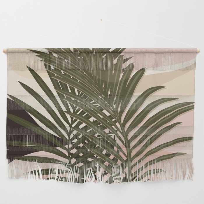 Nomade Palms / Palm leaves, Abstract shapes Wall Hanging