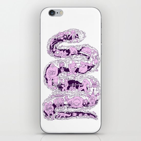 headin' to the monster party iPhone & iPod Skin