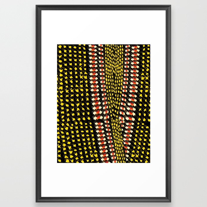 Textile Pattern Framed Art Print