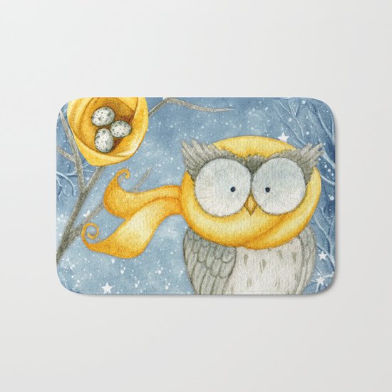 Winter animal #8 Bath Mat