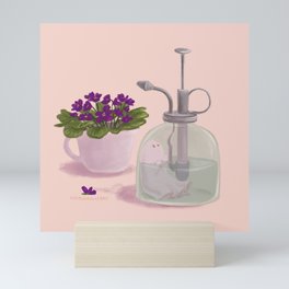 Haunted Violets Mini Art Print