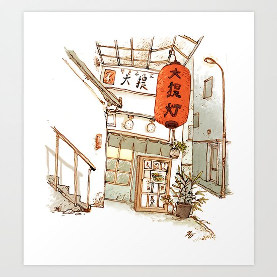 Tokyo Izakaya Art Print