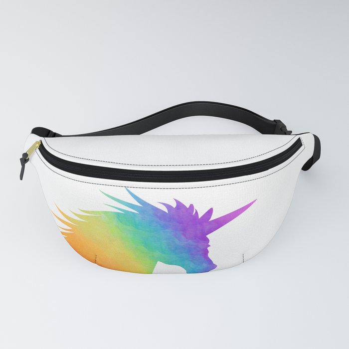 Rainbow Unicorn Silhouette Fanny Pack