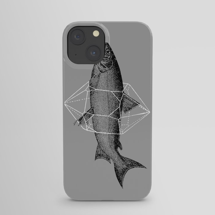 Fish In Geometrics iPhone Case