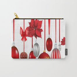 RED-WHITE CHRISTMAS ORNAMENTS FROM SOCIETY6 Carry-All Pouch