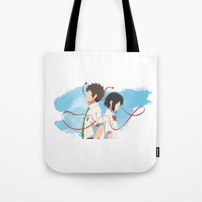 Your Name Minimalist (Taki and Mitsuha) Tote Bag