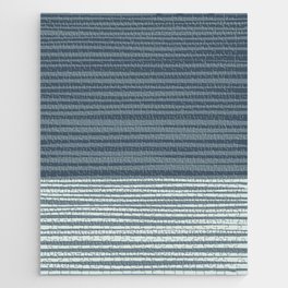 Natural Stripes Modern Minimalist Colour Block Pattern in Neutral Blue Grey Tones  Jigsaw Puzzle