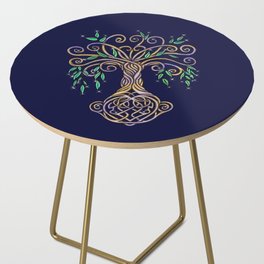 Celtic Tree of Life Nature Colored Side Table