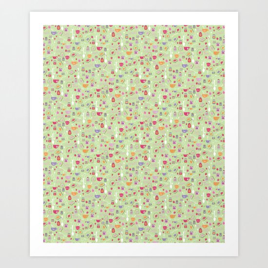 Tea & Toast Art Print