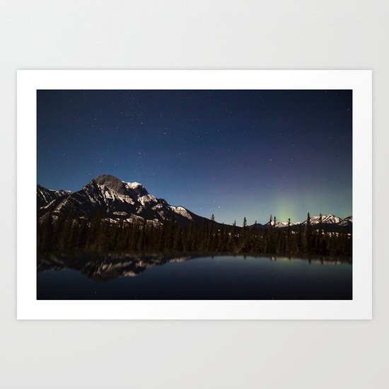 Northern lights #photography Art Print