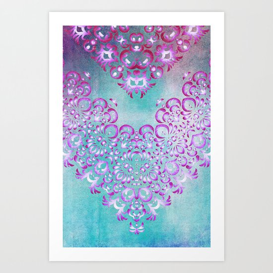 Floral Fairy Tale Art Print