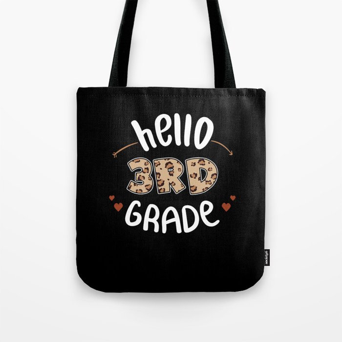 Teach Hello 3rd Grade Teachers Day School Teacher Tote Bag