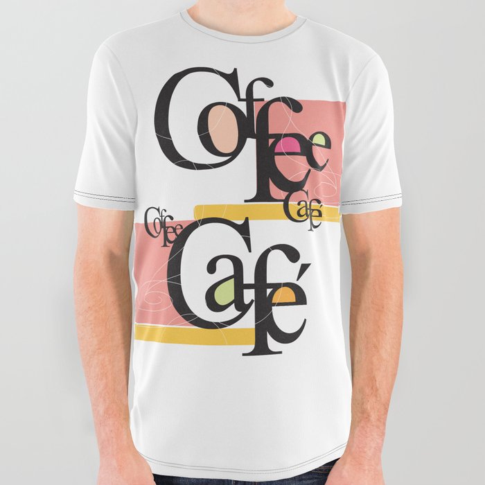 COFFEE flow mutations v01 All Over Graphic Tee