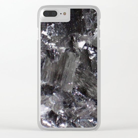 SHINY ENARGITE CRYSTAL MACRO Clear iPhone Case