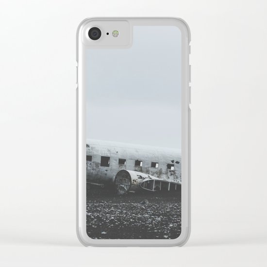 Sólheimasandur Plane Wreck, Iceland Clear iPhone Case
