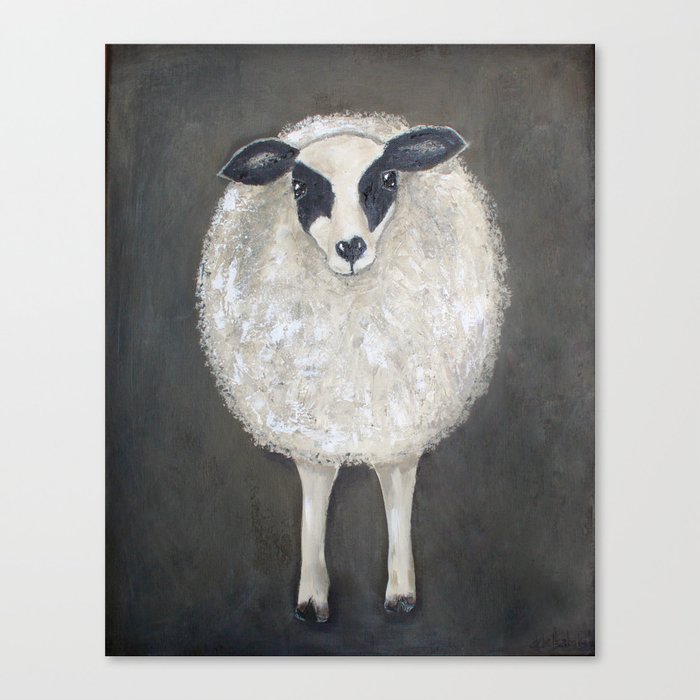 Barnyard Sheep Canvas Print