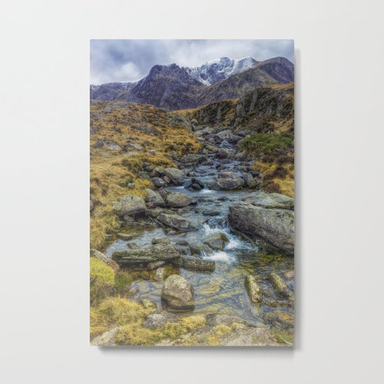 Snowdonia Mountains Metal Print