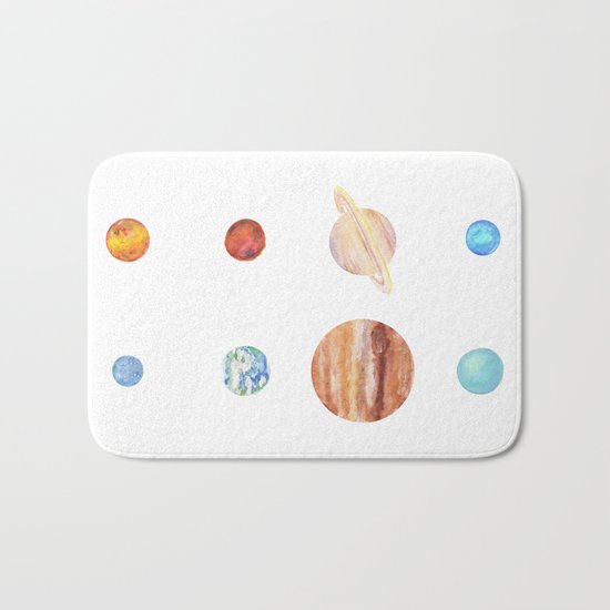 Painted Universe Bath Mat