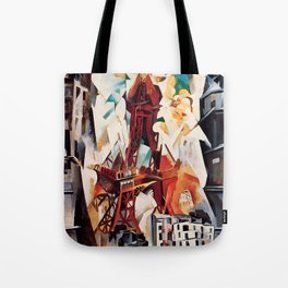 Robert Delaunay "Eiffel Tower" Tote Bag