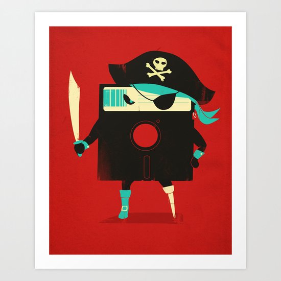 Software Pirate Art Print